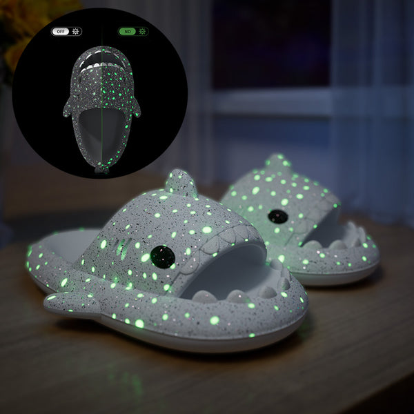 Shark Slippers With Starry Night Light