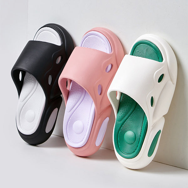 Women's Two-color Slippers For Couple